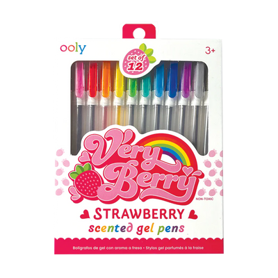 VERY BERRY SCENTED GEL PENS - 12PC