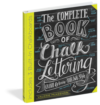 COMPLETE BOOK OF CHALK LETTERING