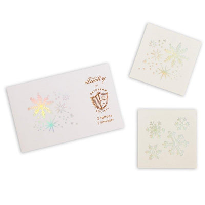 FROSTED TEMPORARY TATTOOS - 2 PK