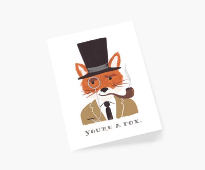 YOU'RE A FOX CARD