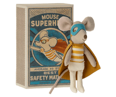 SUPERHERO LITTLE BROTHER MOUSE IN MATCHBOX