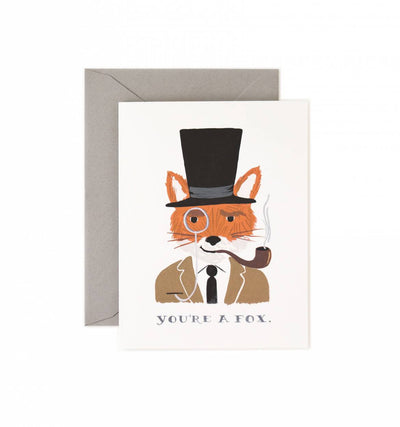 YOU'RE A FOX CARD
