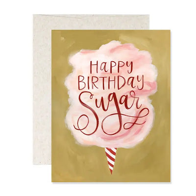 COTTON CANDY BIRTHDAY GREETING CARD