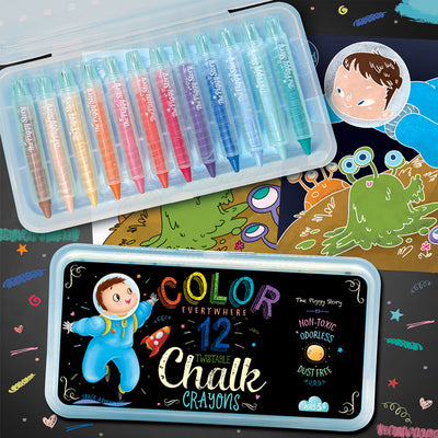 COLOR EVERYWHERE CHALK CRAYONS - SPACE ADVENTURE