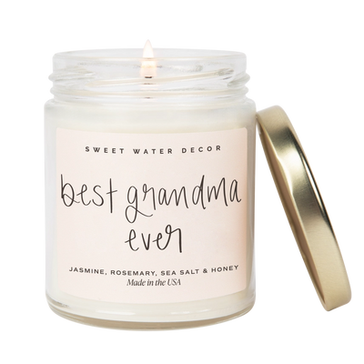 BEST GRANDMA EVER 9 OZ SOY CANDLE