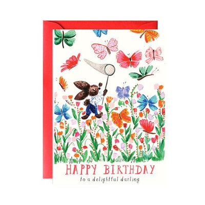 A MONARCH'S BIRTHDAY - GREETING CARD