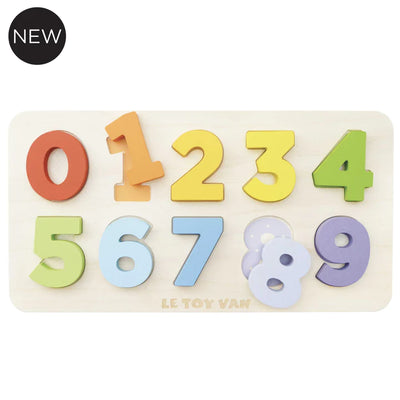 COUNTING WOODEN NUMBERS SHAPE SORTER