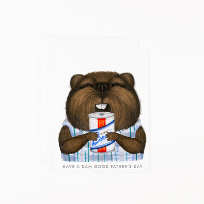 FATHER'S DAY BEAVER CARD