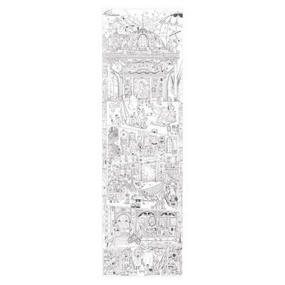 GIANT COLORING POSTER THE PARISIENNES