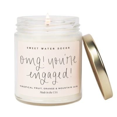 OMG! YOU'RE ENGAGED! 9 OZ SOY CANDLE
