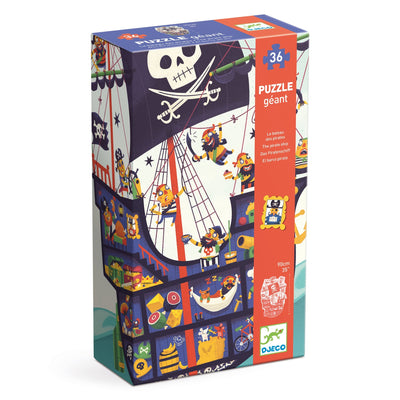 THE PIRATE SHIP 36 PC GIANT FLOOR JIGSAW PUZZLE
