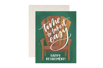 RETIREMENT CHAIR GREETING CARD