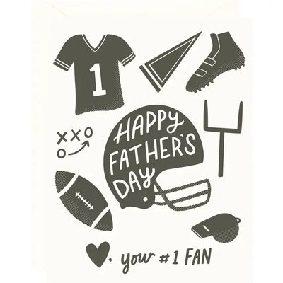 FOOTBALL ICONS FATHER'S DAY CARD
