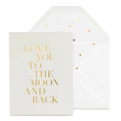 LOVE YOU TO THE MOON CARD