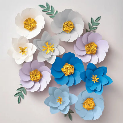 BLUE OMBRE SMALL BLOOMS KIT
