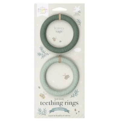 SILICONE TEETHER - SAGE LEAVES
