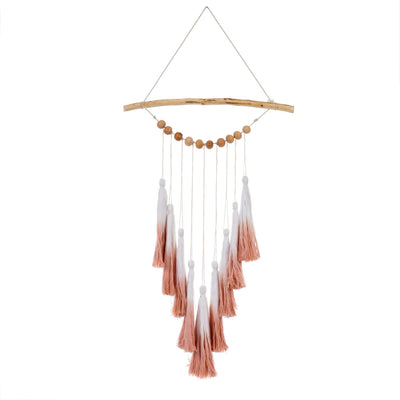 OMBRE TASSEL WALL HANGING, PINK