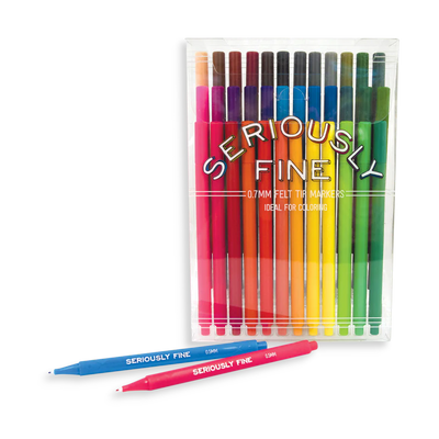 SERIOUSLY FINE FELT TIP MARKERS