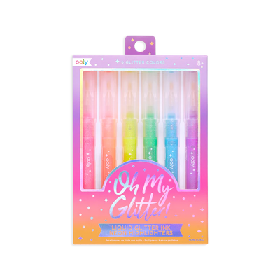 OH MY GLITTER! NEON HIGHLIGHTERS 6PC