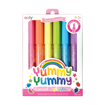 YUMMY YUMMY SCENTED HIGHLIGHTERS 6PC