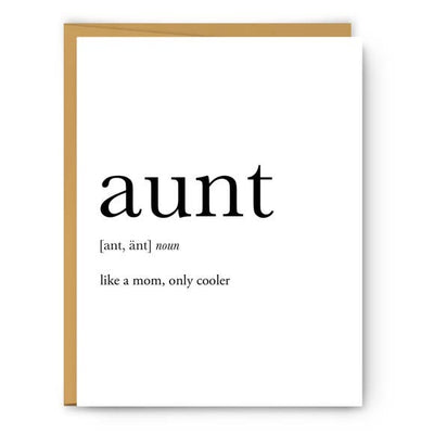 AUNT CARD