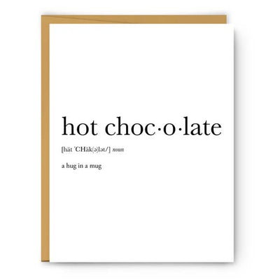 HOT CHOCOLATE CARD