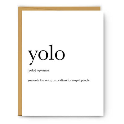 YOLO CARD