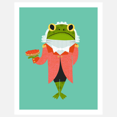 Frog Footman Print