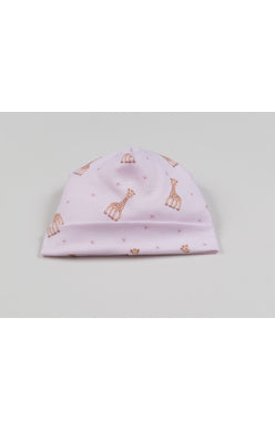 Sophie La Girafe Print Hat - Pink