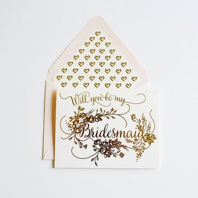 WILL YOU BE MY BRIDESMAID CARD