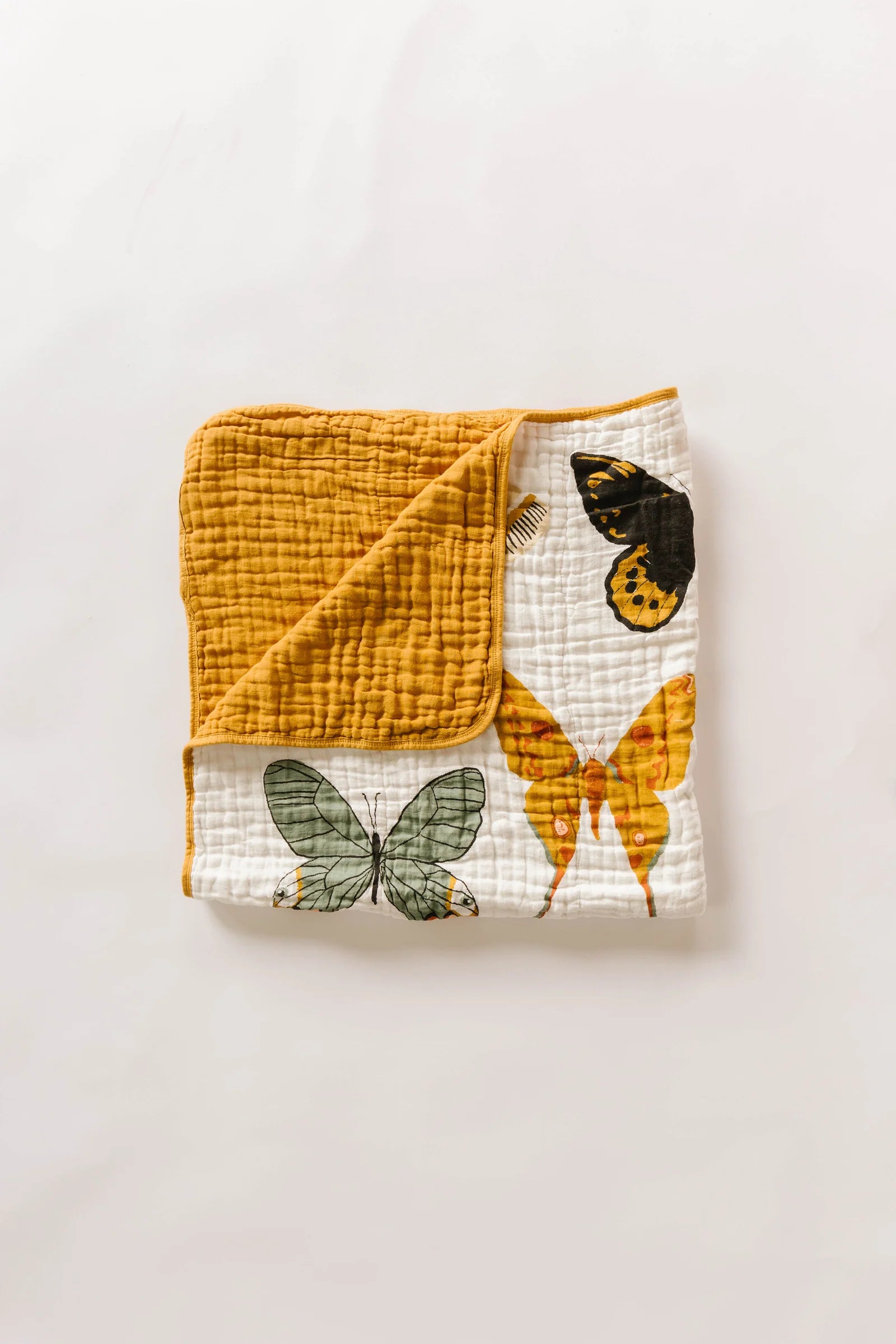 BUTTERFLY COLLECTOR REVERSIBLE QUILT