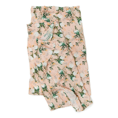 LUXE MUSLIN SWADDLE - BLUSHING PROTEA