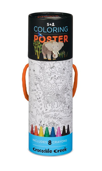 COLOR A POSTER W/CRAYONS