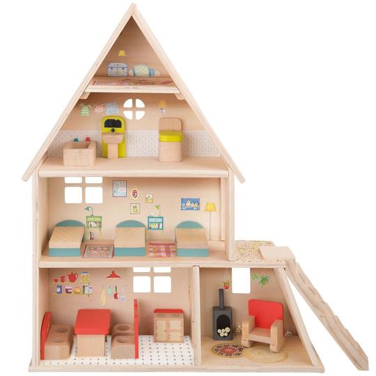 DOLL HOUSE WITH FURNITURE