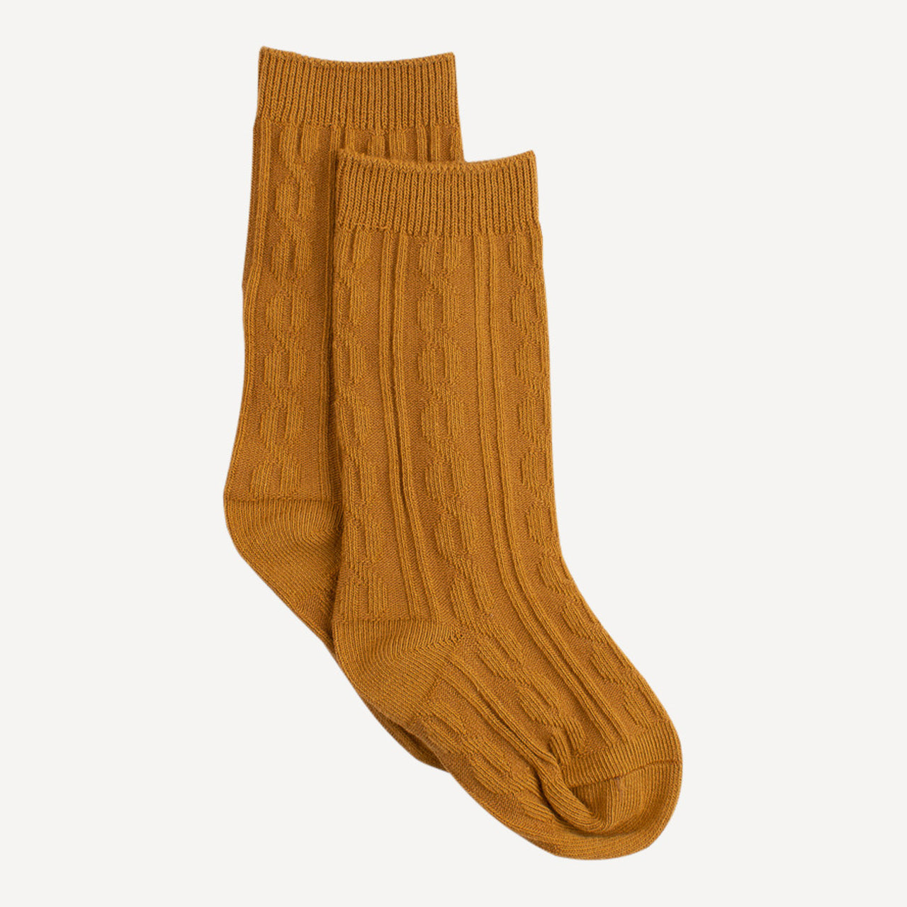 CABLE KNIT KNEE HIGH SOCKS | BUTTERUM