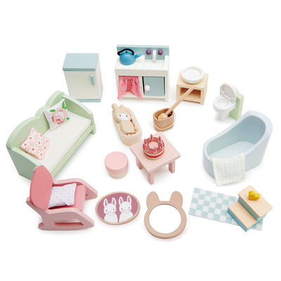 COUNTRYSIDE FURNITURE WOODEN TOY SET