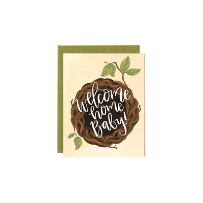 NEST BABY GREETING CARD