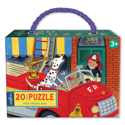 FIRE TRUCK DOG 20 PIECE PUZZLE