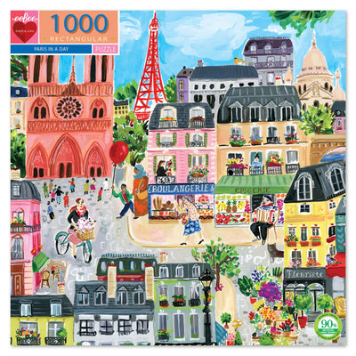 PARIS IN A DAY 1000 PIECE RECTANGLE PUZZLE