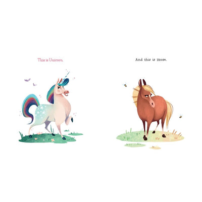 UNICORN AND HORSE ARE FRIENDS