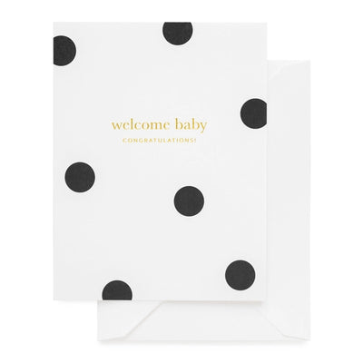 WELCOME BABY, CONGRATS CARD