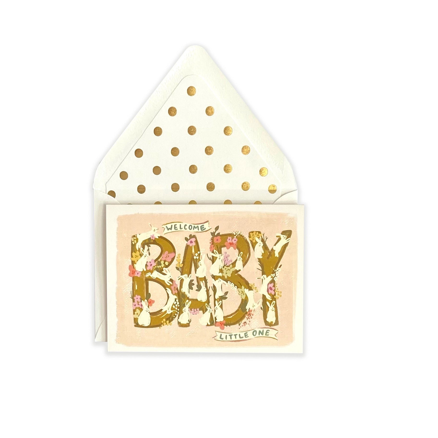WELCOME LITTLE ONE BABY CARD