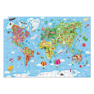 GIANT PUZZLE WORLD MAP