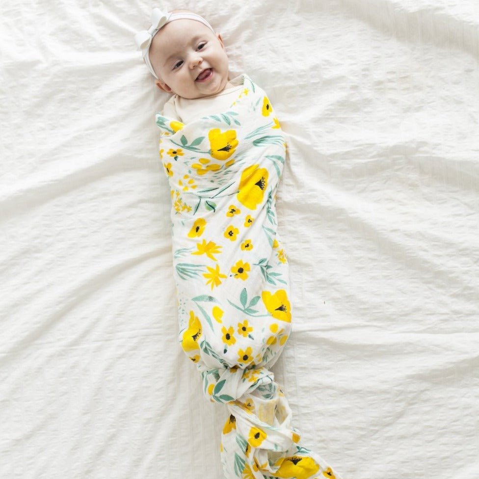 BUTTERCUP BLOSSOM SWADDLE