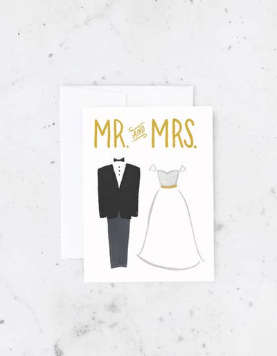 BRIDE AND GROOM CARD