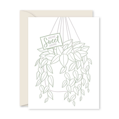 PLANT HOME GREETING CARD