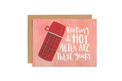 KEEPIN' IT HOT THERMOS CARD