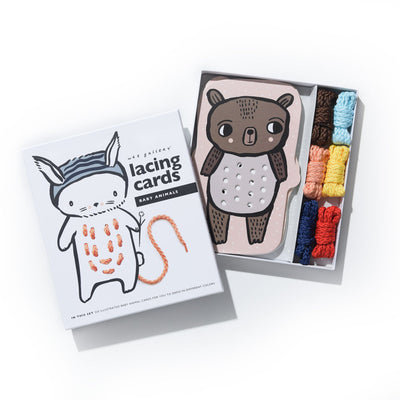 BABY ANIMAL LACING CARDS