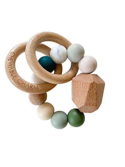HAYES SILICONE + WOOD TEETHER